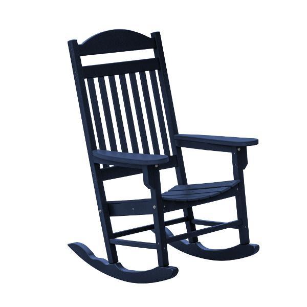 Little Cottage Co. Heritage Traditional Plastic Rocker Chair Rocker Chair Patriot Blue