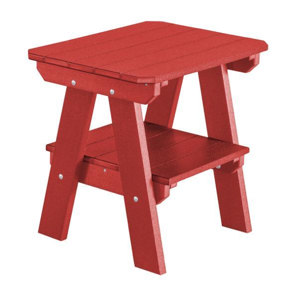 Little Cottage Co. Heritage Two Tier End Table Table Cardinal Red
