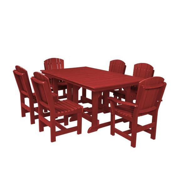 Little Cottage Co. Table, 4 Dining Chairs, 2 Arm Chairs Dining Set Cardinal Red