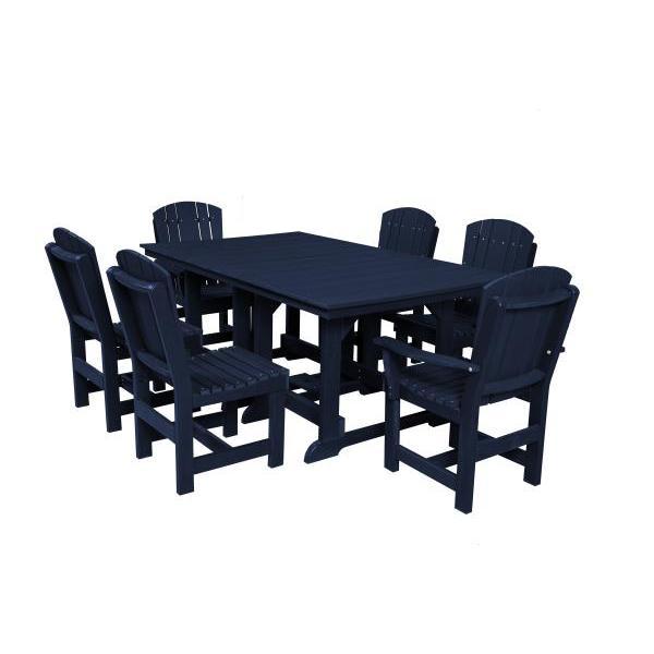 Little Cottage Co. Table, 4 Dining Chairs, 2 Arm Chairs Dining Set Patriot Blue