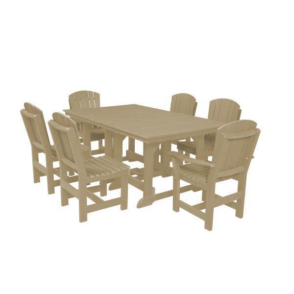 Little Cottage Co. Table, 4 Dining Chairs, 2 Arm Chairs Dining Set Weathered Wood