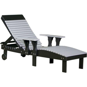 Lounge Chair Lounge Dove Gray & Black
