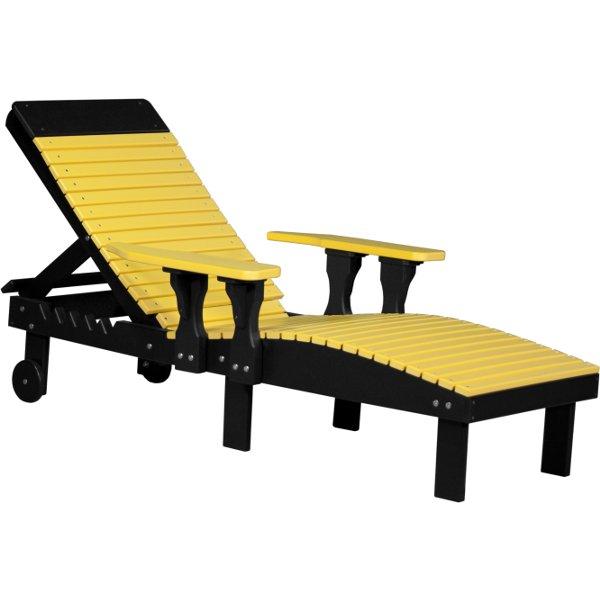 Lounge Chair Lounge Yellow &amp; Black
