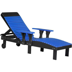 Lounge Chair Lounge Blue & Black
