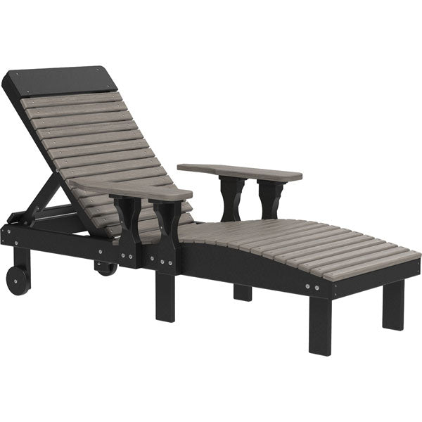Lounge Chair Lounge Chair Coastal Gray &amp; Black