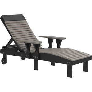 Lounge Chair Lounge Chair Coastal Gray & Black
