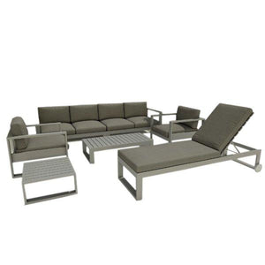 Lucca Sun Lounger 7-Pieces Set - The Charming Bench Company