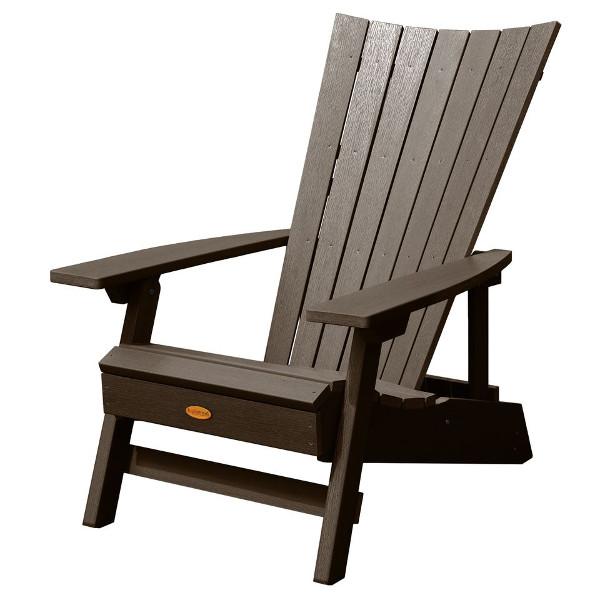 Manhattan Beach Adirondack Outdoor Chair Patio Chair Weathered Acorn