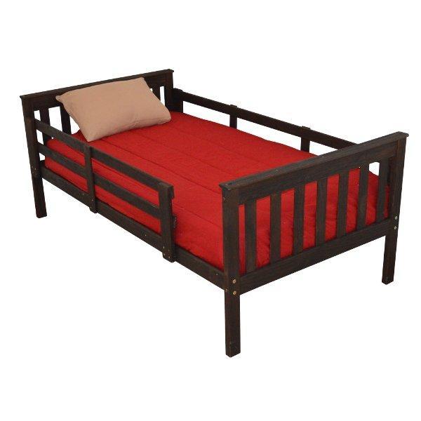 Mission Bed with Safety Rails - The Charming Bench Company