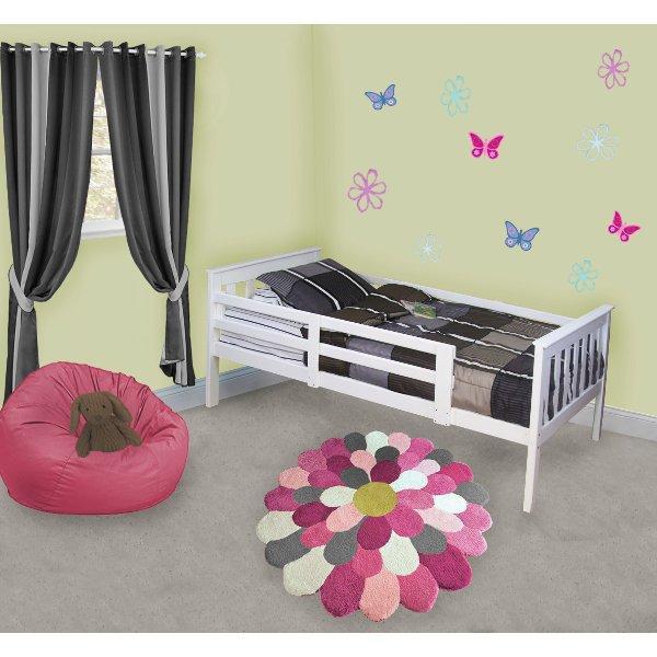 Mission Bed with Safety Rails - The Charming Bench Company