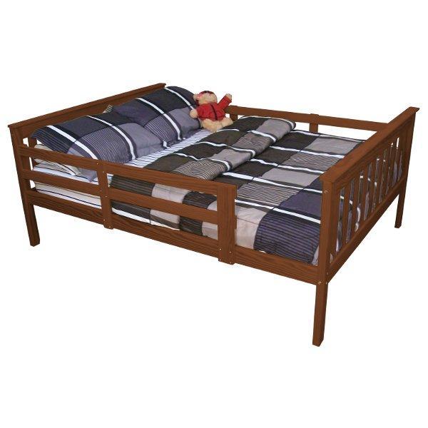 Mission Bed with Safety Rails - The Charming Bench Company