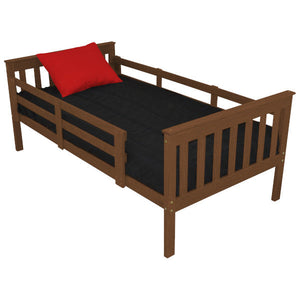 Mission Bed with Safety Rails - The Charming Bench Company