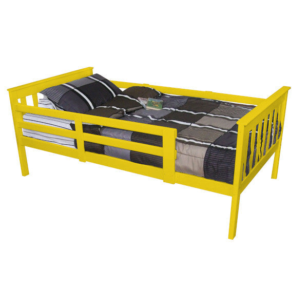 Mission Bed with Safety Rails - The Charming Bench Company