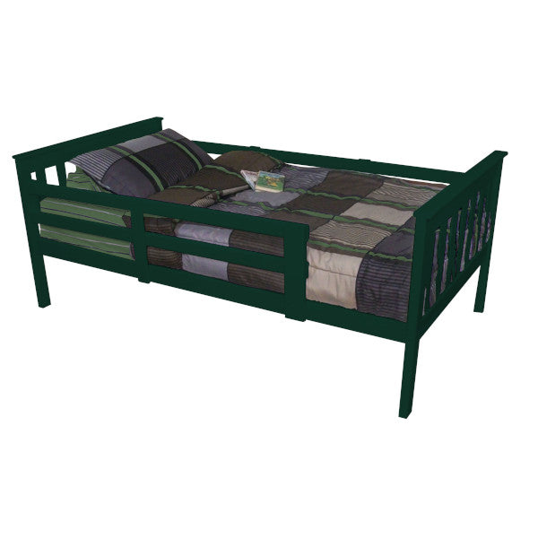 Mission Bed with Safety Rails - The Charming Bench Company