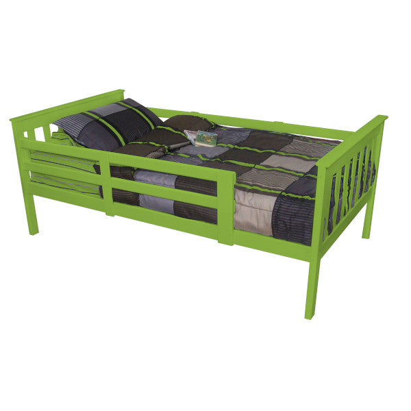 Mission Bed with Safety Rails - The Charming Bench Company