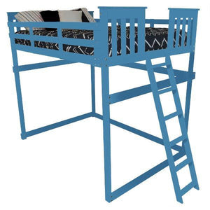Mission Loft Bed with End Ladder - The Charming Bench Company