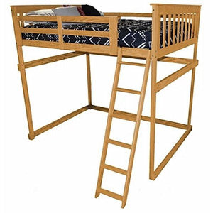 Mission Loft Bed w Side Ladder - The Charming Bench Company