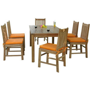 Montage Saratoga 7-Pieces Dining Set - The Charming Bench Company