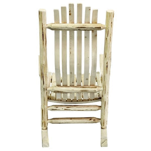 Montana Adult Log Rocker Chair Rocking Chair