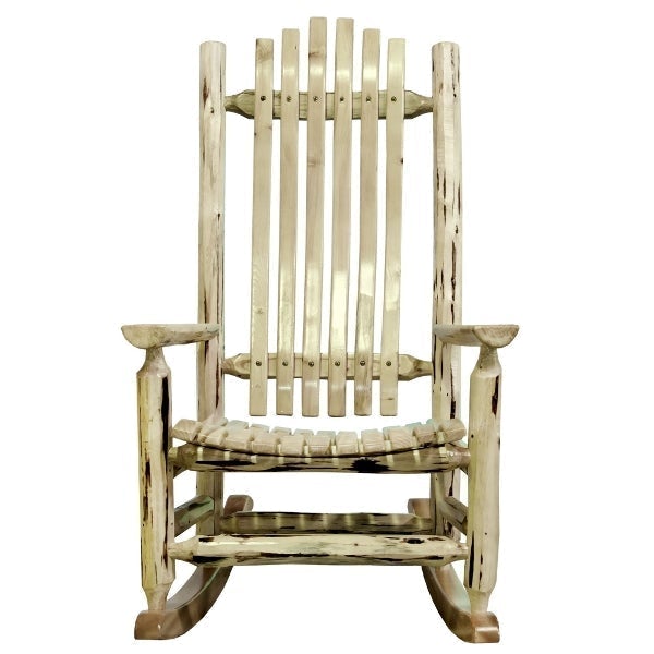 Montana Adult Log Rocker Chair Rocking Chair