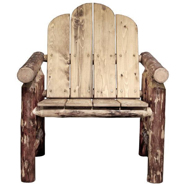 Montana Woodworks Glacier Country Log Deck Chair Outdoor Chairs