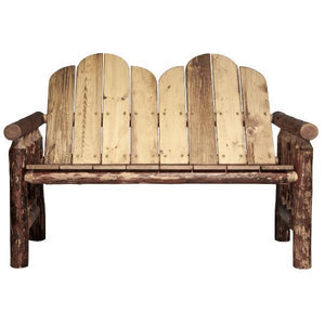 Montana Woodworks Glacier Country Wood Deck Bench Garden Benches / country wood benches