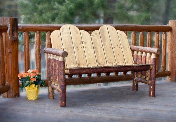 Montana Woodworks Glacier Country Wood Deck Bench Garden Benches