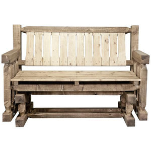 Montana Woodworks Homestead Collection Glider Gliders Exterior Stain Finish