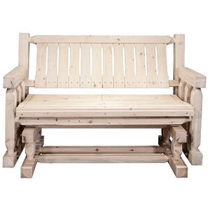 Montana Woodworks Homestead Collection Glider Gliders Ready to Finish