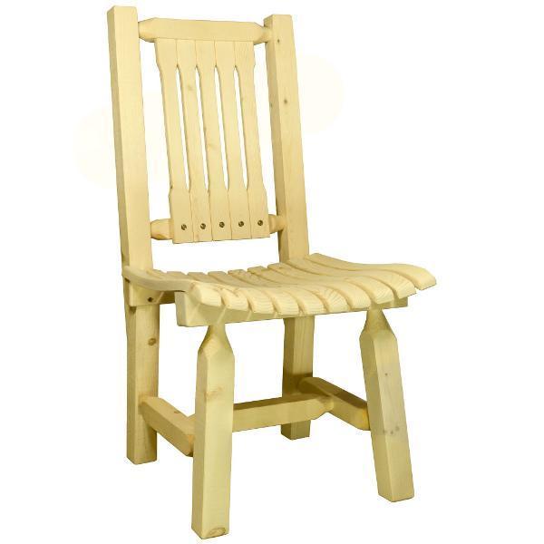Montana Woodworks Homestead Collection Patio Chair Outdoor Chairs Clear Exterior Finish