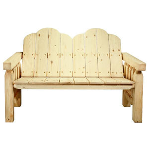 Montana Woodworks Homestead Deck Bench Garden Benches Clear Exterior Finish