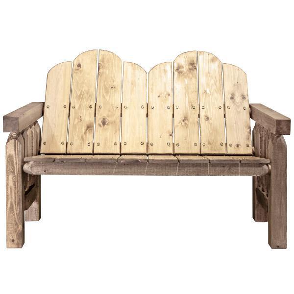Montana Woodworks Homestead Deck Bench Garden Benches Exterior Stain Finish
