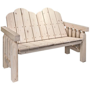 Montana Woodworks Homestead Deck Bench Garden Benches Ready to Finish