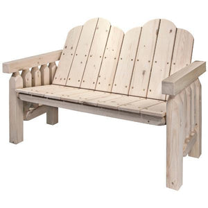 Montana Woodworks Homestead Deck Bench Garden Benches Ready to Finish
