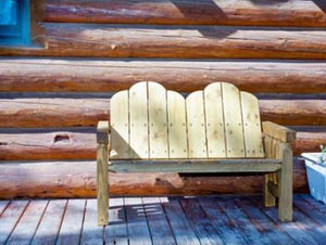 Montana Woodworks Homestead Deck Bench Garden Benches Ready to Finish