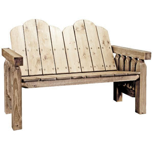 Montana Woodworks Homestead Deck Bench Garden Benches Ready to Finish