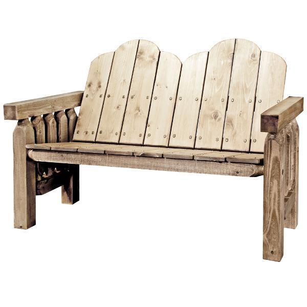 Montana Woodworks Homestead Deck Bench Garden Benches Ready to Finish