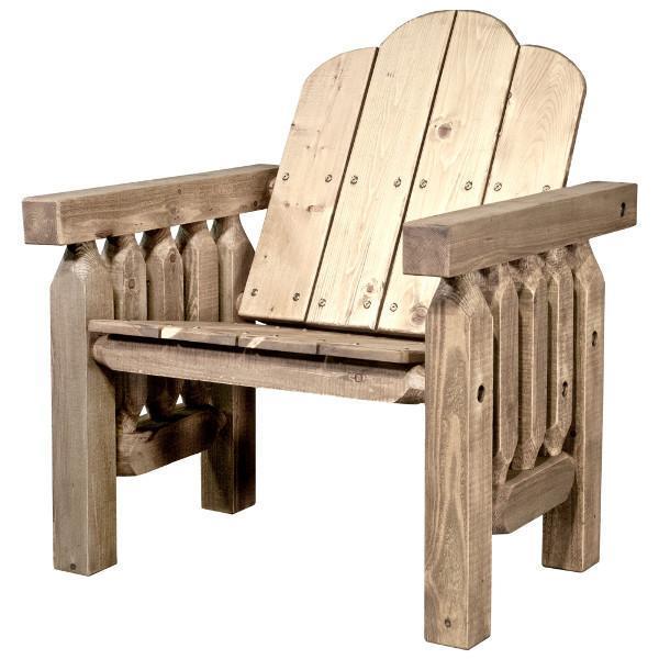 Montana Woodworks Homestead Deck Chair Outdoor Chairs Ready to Finish