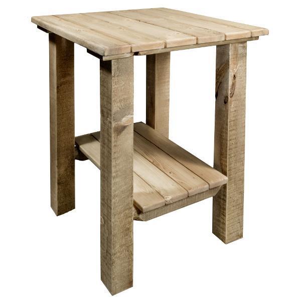 Montana Woodworks Homestead Exterior End Table Outdoor Tables Exterior Stain Finish