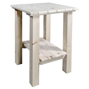 Montana Woodworks Homestead Exterior End Table Outdoor Tables Ready to Finish