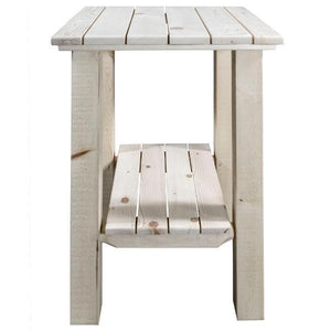 Montana Woodworks Homestead Exterior End Table Outdoor Tables Ready to Finish