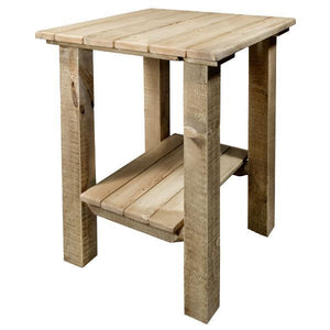 Montana Woodworks Homestead Exterior End Table Outdoor Tables Ready to Finish