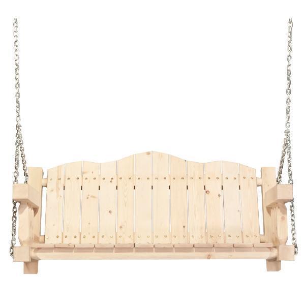 Montana Woodworks Homestead Porch Swing Seat with Chains Porch Swings Ready to Finish / No