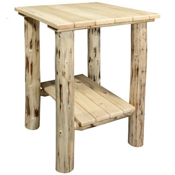 Montana Woodworks Montana Exterior End Table Outdoor Tables Clear Exterior Finish