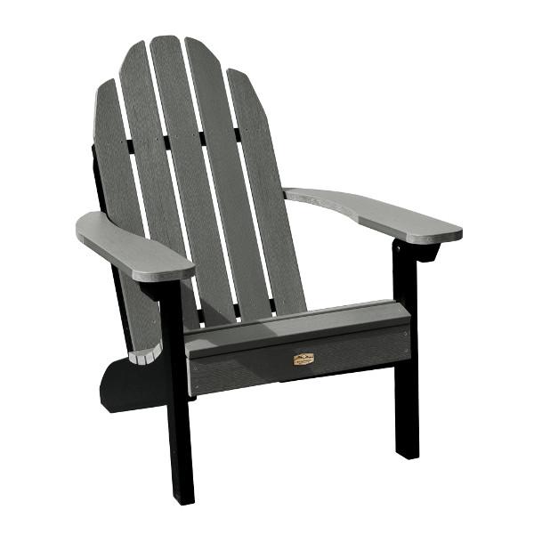 Mountain Bluff Essential Adirondack Chair Outdoor Chair Flint (Black/Gray)