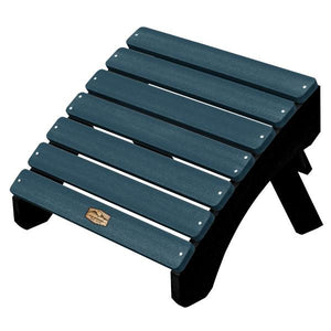 Mountain Bluff Essential Folding Ottoman Ottoman Shale (Black/Blue)