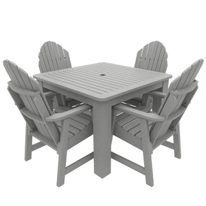 Muskoka 5pc Square Bistro Dining Set Dining Set Coastal Teak