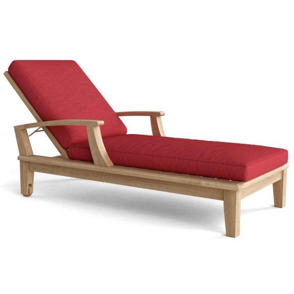 New Brianna Sun Lounger with Arm Lounge Chair