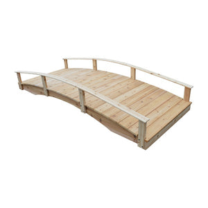 Oriental Garden Bridge Garden Bridge 4' x 10' / Unfinished