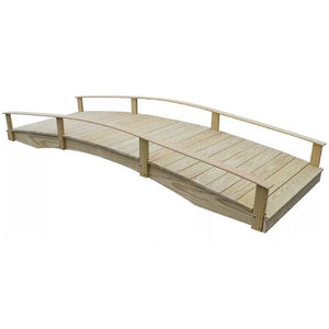 Oriental Garden Bridge Garden Bridge 4' x 12' / Unfinished